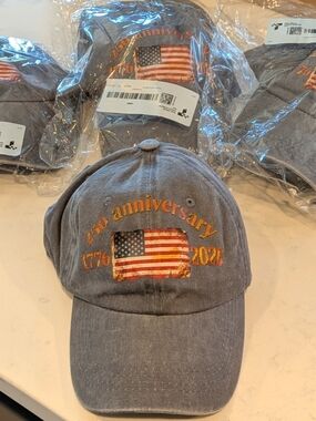 250th Anniversary Flag Baseball Cap - Gray